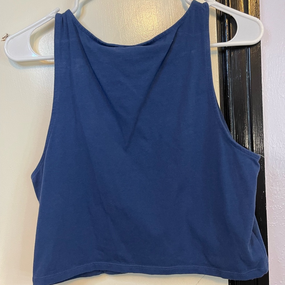 Aeropostale blue crop top, Size:XL